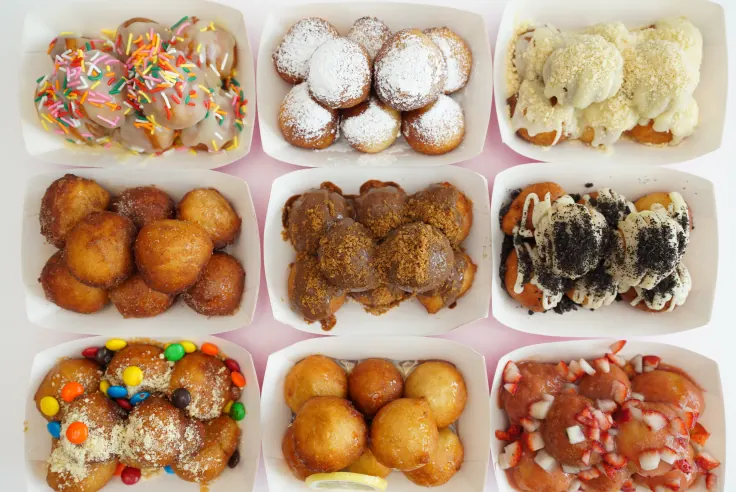 Corporate event with puff puff catering