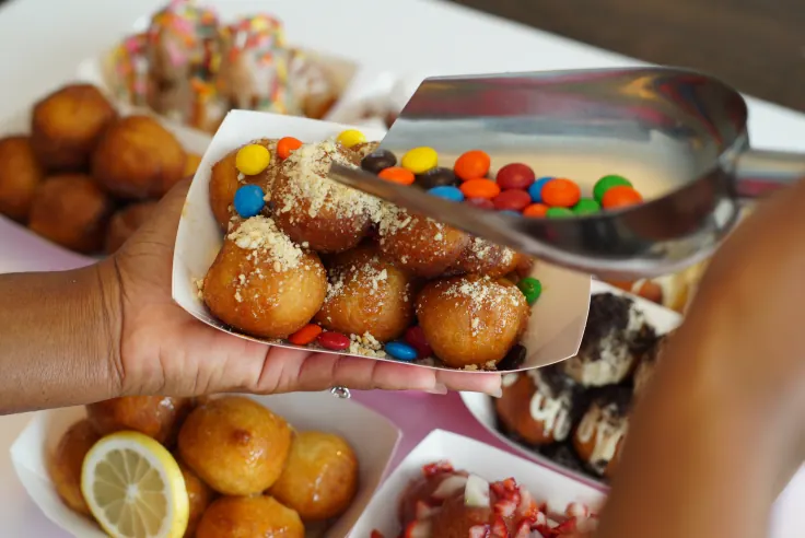 Birthday party with puff puff treats